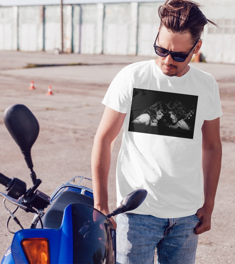 Queen Freddie Mercury Brian May Live Iconic Performance Photo T-Shirt