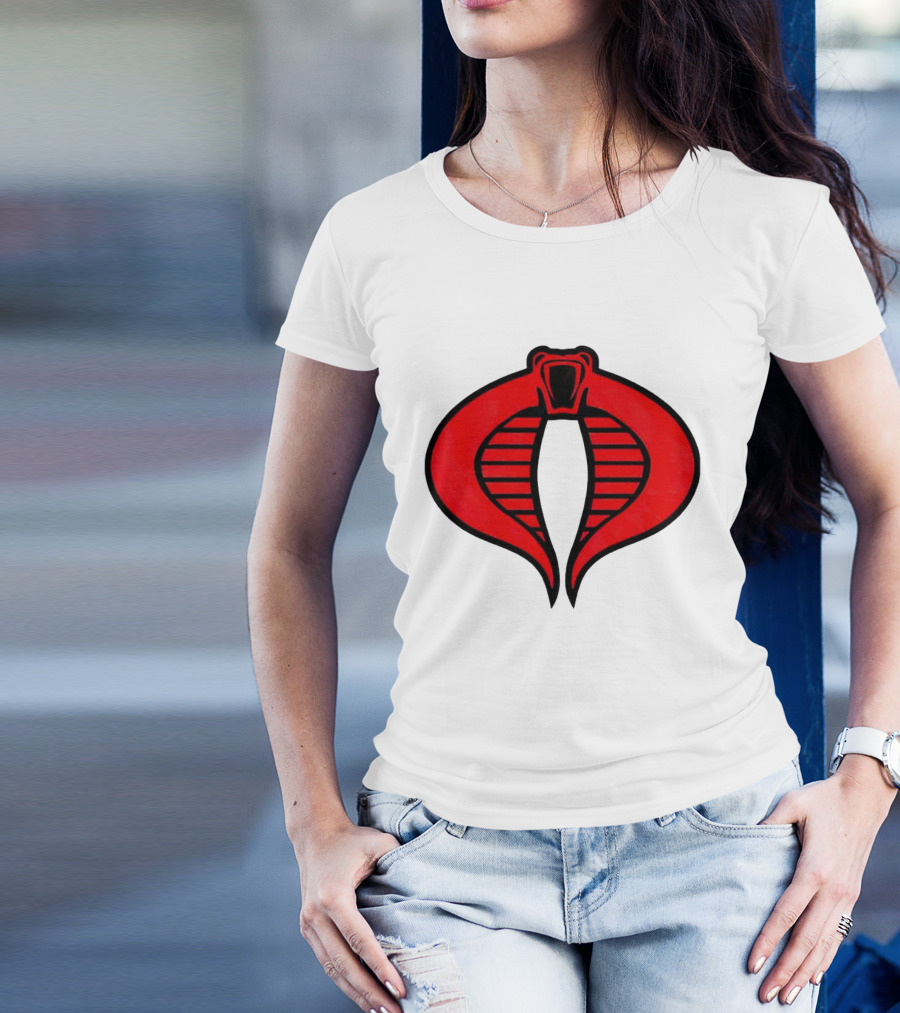 Cobra Red Emblem GI Joe Snake T-Shirt