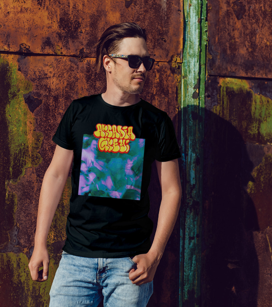 Arcadia Grey Graffiti Smart Punk Concept Psychedelic Vibes T-Shirt