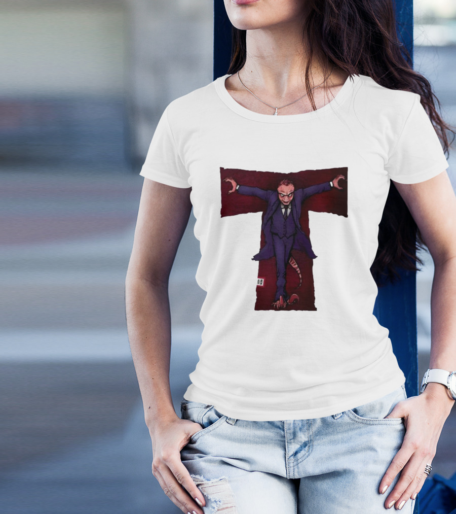 Torontosaurz Darkodon Suit-Clad T-Pose Character With Tail T-Shirt