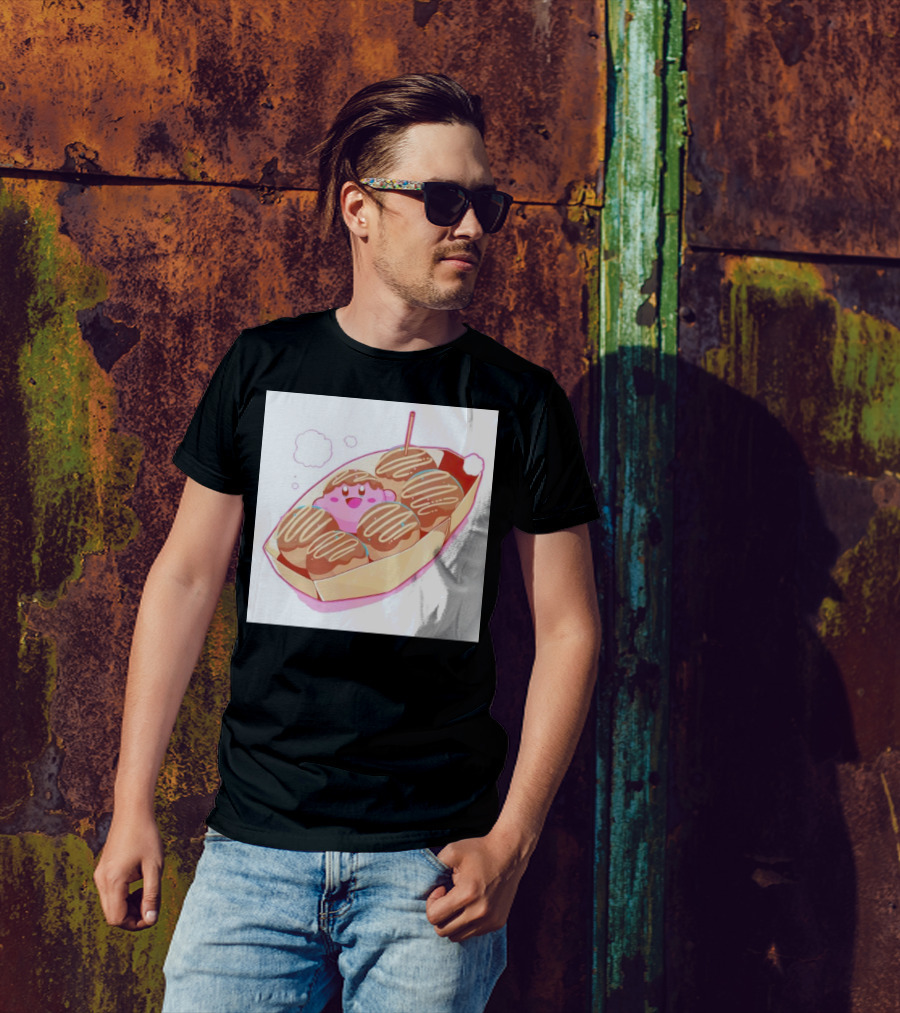 Kirby Takoyaki Pink Treat Trend T-Shirt