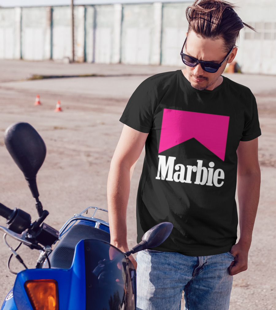 Marbie Logo With Pink Iconic T-Shirt