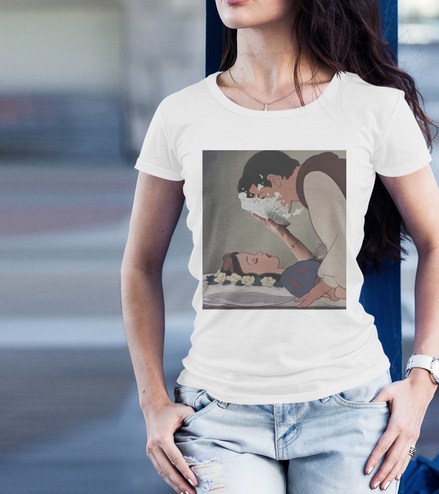 Snow White Pie In The Face Sleep Scene T-Shirt