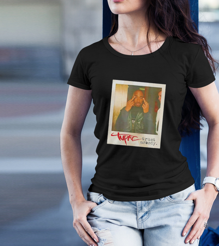 Tupac Polaroid Trust Nobody T-Shirt