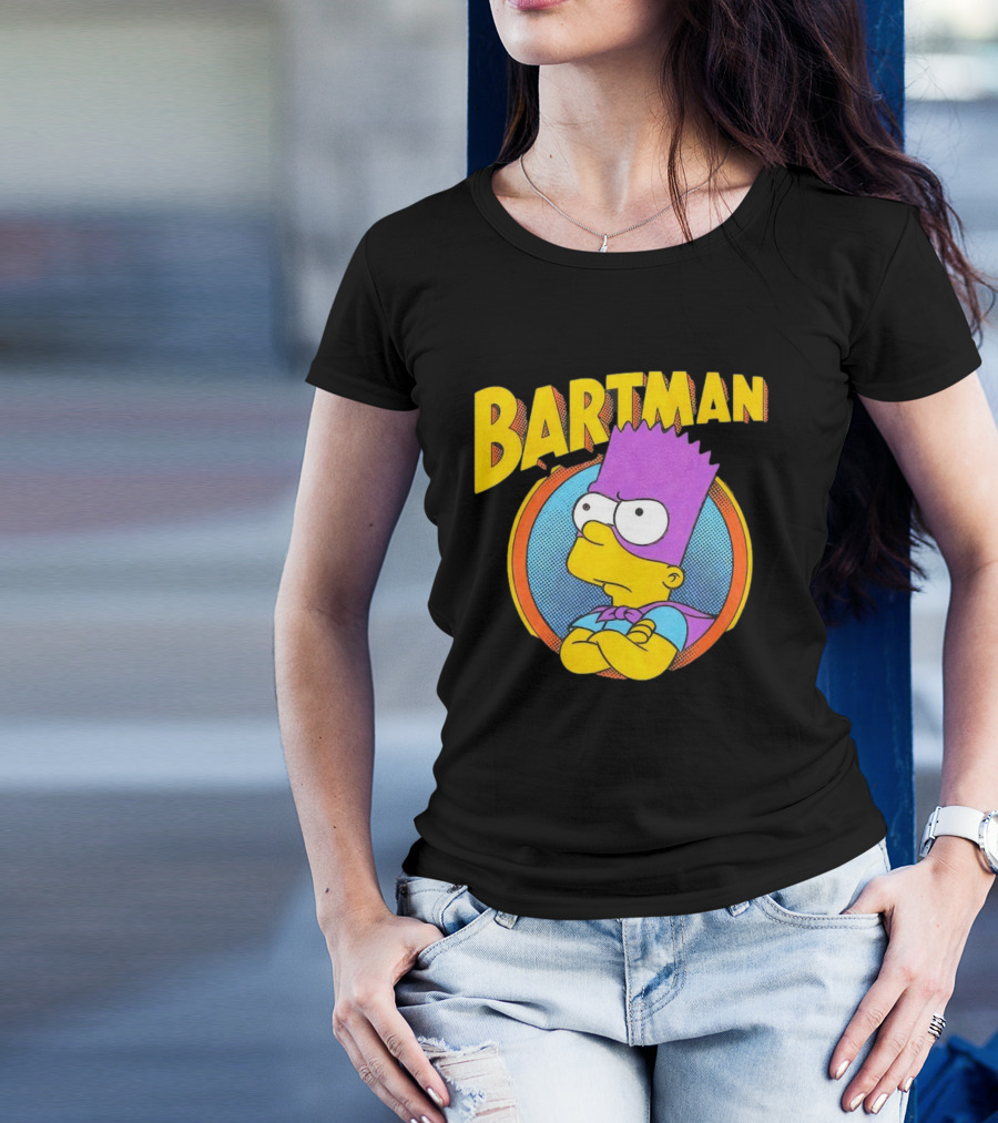 Bartman Simpsons Cartoon Superhero Iconic Character T-Shirt