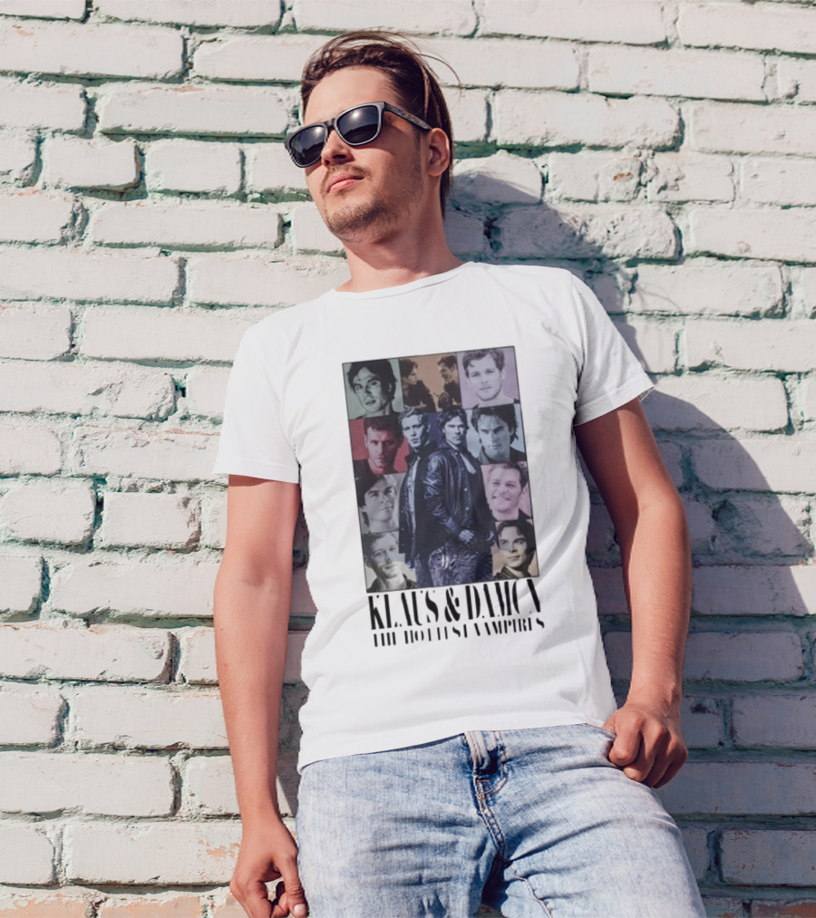 Klaus And Damon The Hottest Vampires Eras Tour T-Shirt