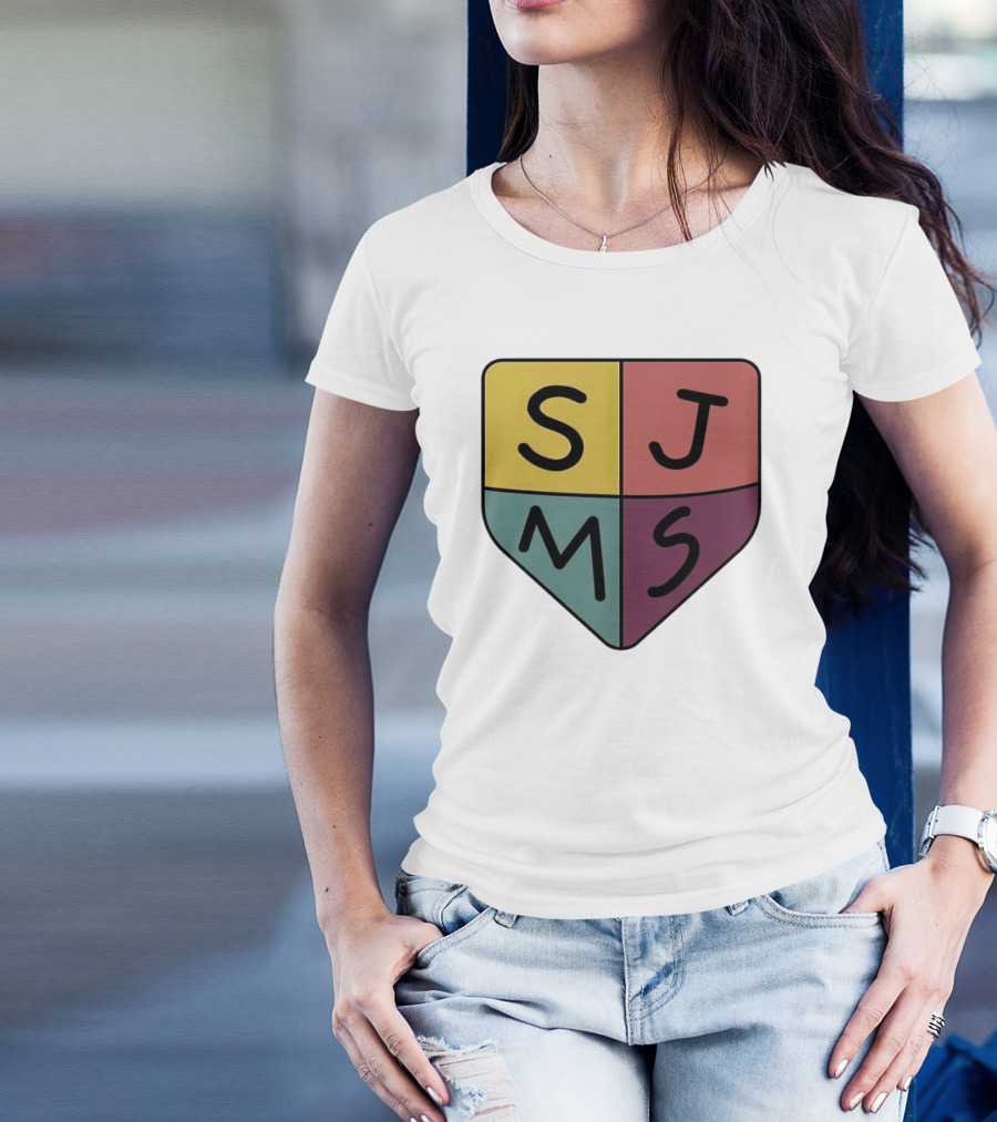Saint James Middle School SJMS Shield Emblem T-Shirt