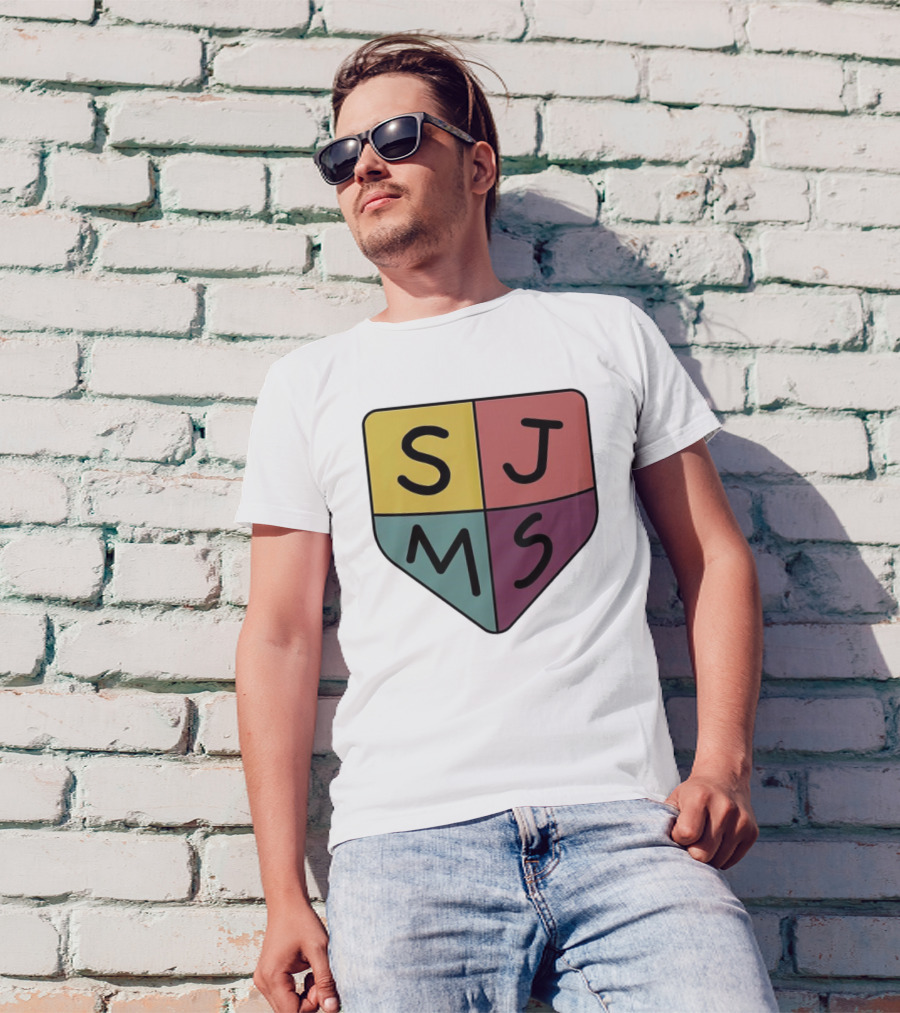 Saint James Middle School SJMS Shield Emblem T-Shirt