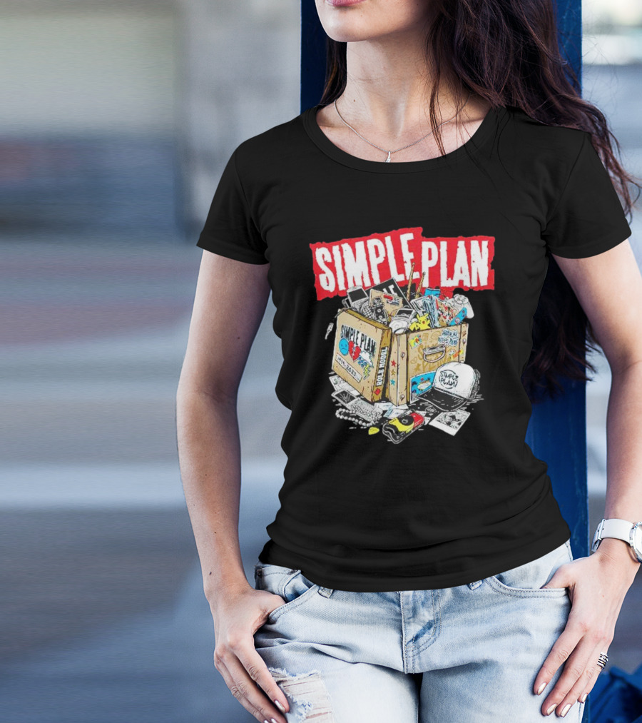 SIMPLE PLAN Souvenir Box Full Of Memories And Cool Stuff T-Shirt