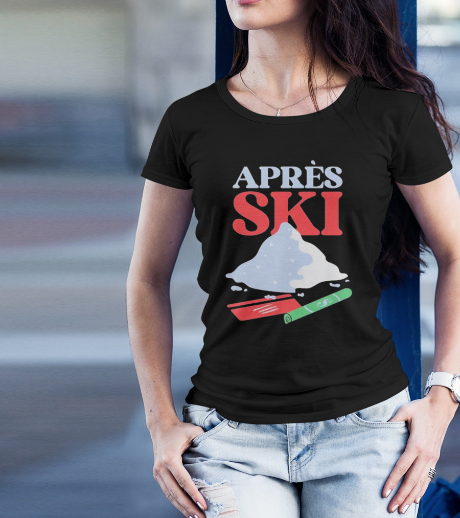 APRÈS SKI Snow Powder Enthusiast Fun Adventure T-Shirt