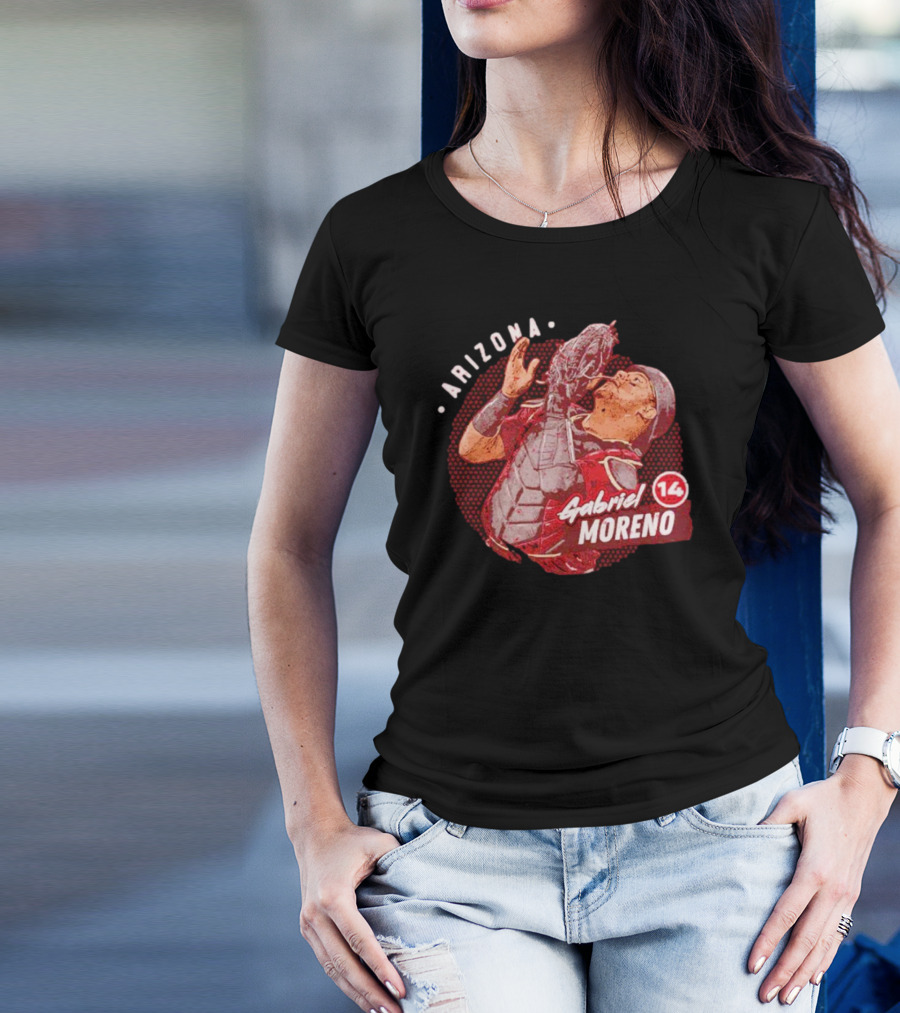 Arizona Gabriel Moreno 14 Baseball Catcher T-Shirt