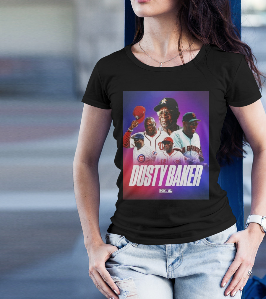 Dusty Baker MLB Teams Legacy With Fox Sports T-Shirt
