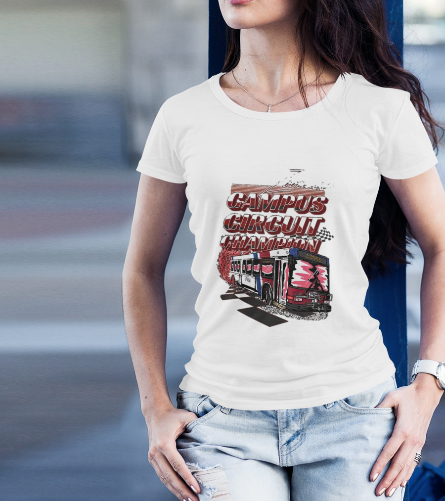 Zoomass Campus Circuit Champion Racing Bus T-Shirt