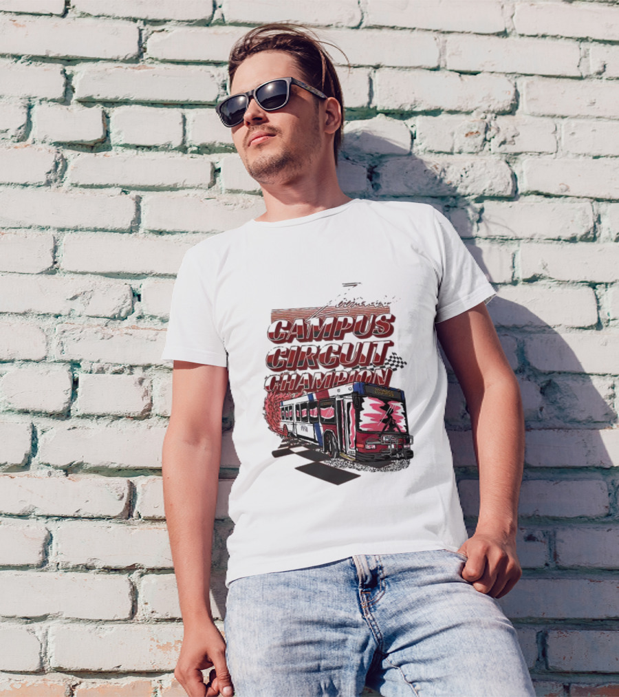Zoomass Campus Circuit Champion Racing Bus T-Shirt
