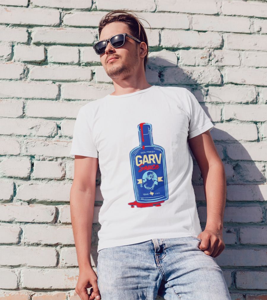 Mitch Garver Garv Sauce Texas Rangers 100% Fresh Texas U.S.A T-Shirt