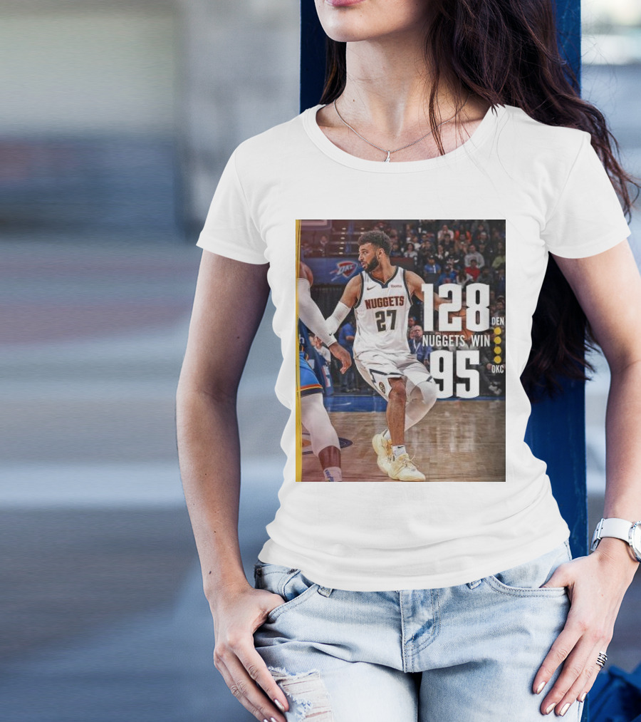 Jamal Murray Nuggets Win 128 DEN Over 95 OKC T-Shirt