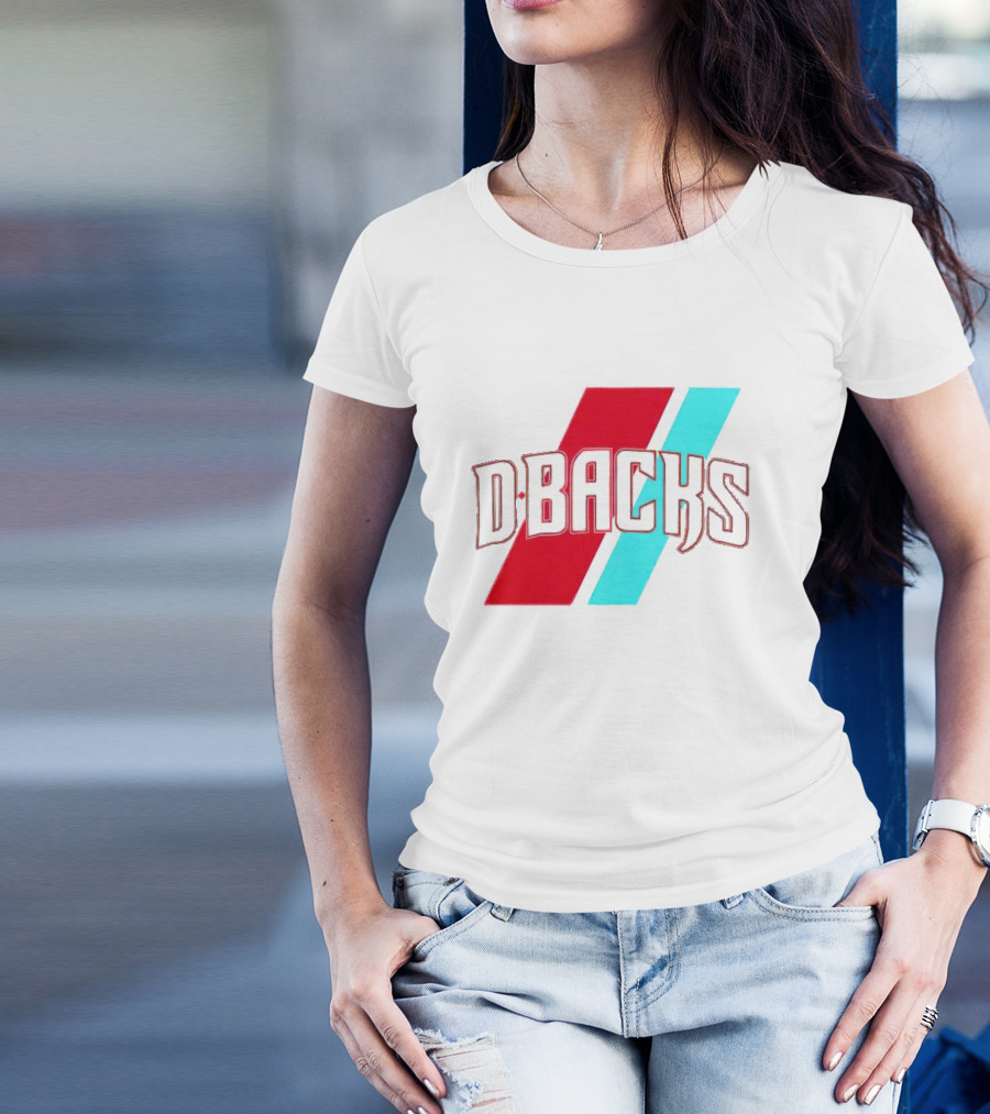 Arizona DBbacks Tri-Color Stripe T-Shirt