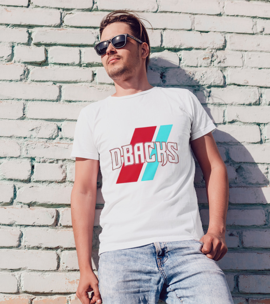 Arizona DBbacks Tri-Color Stripe T-Shirt