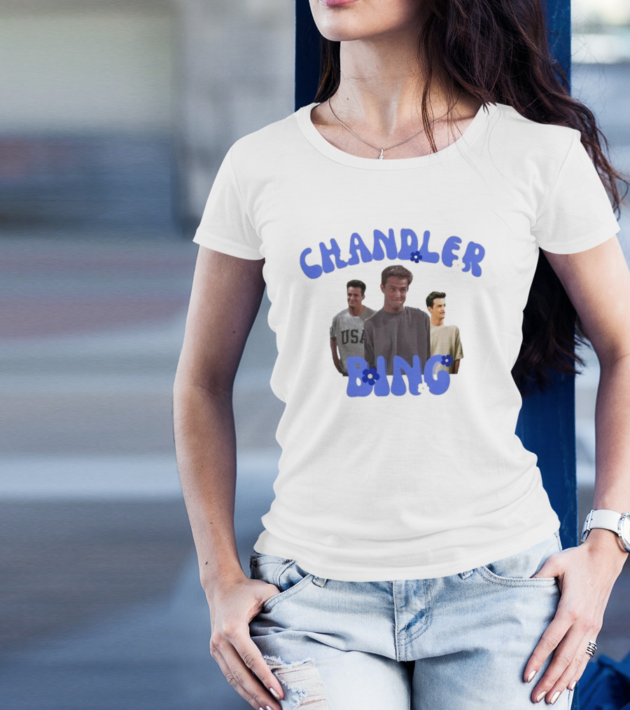 Chandler Bing Matthew Perry Iconic TV Show T-Shirt