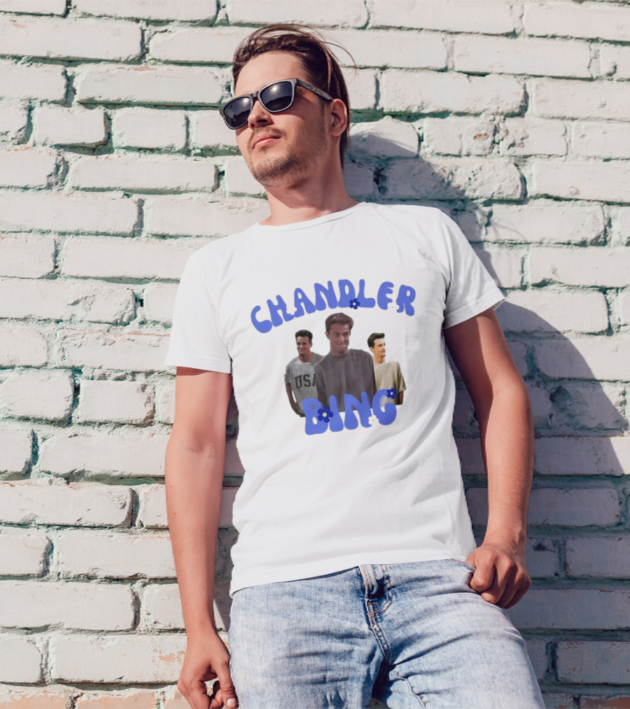 Chandler Bing Matthew Perry Iconic TV Show T-Shirt