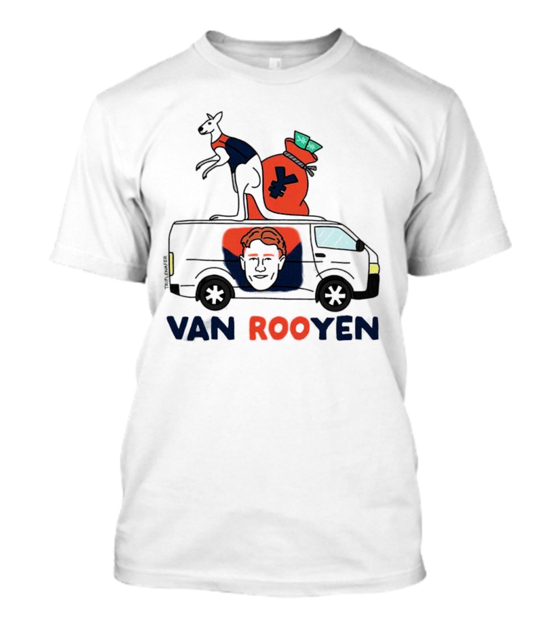 Van Rooyen Kangaroo Money Bag Van T-Shirt