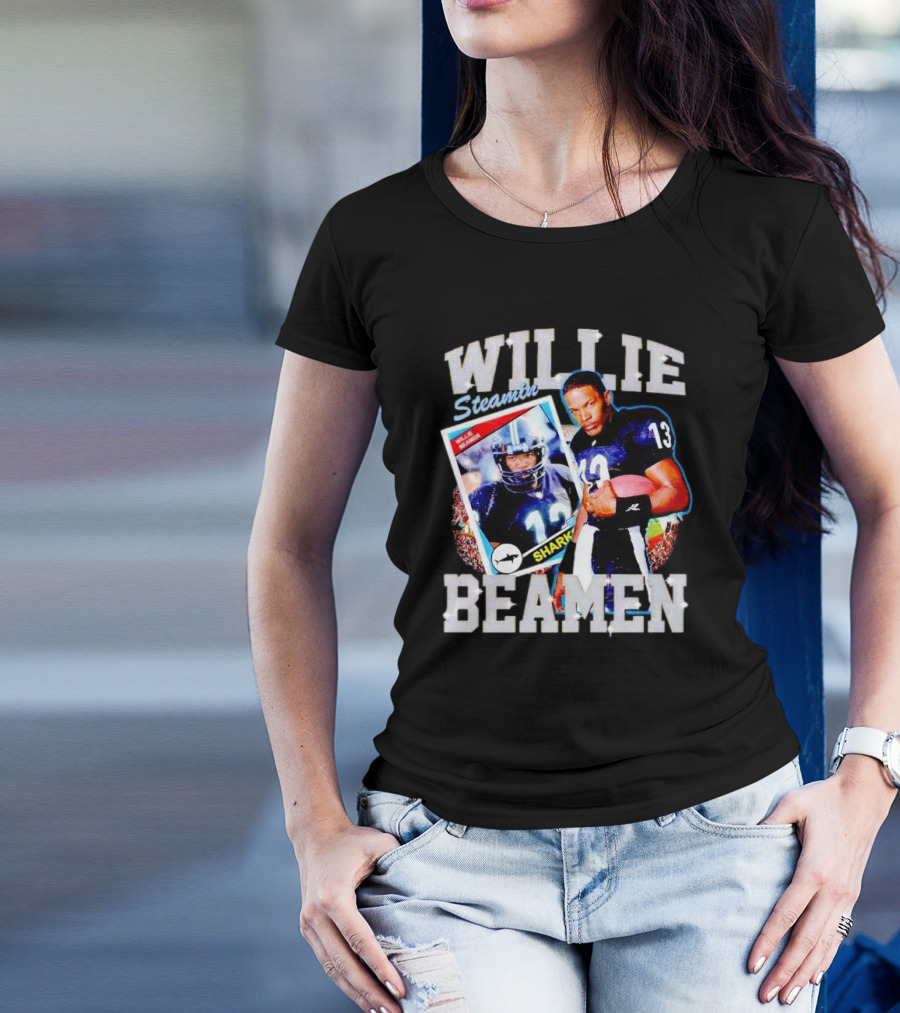 WILLIE STEAMIN BEAMEN SHARKS 13 T-Shirt