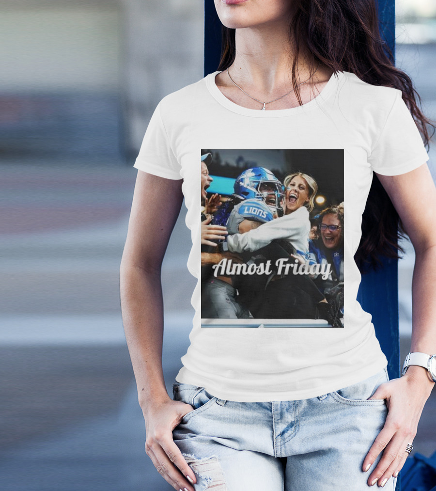 Almost Friday Lions Celebration Hug T-Shirt