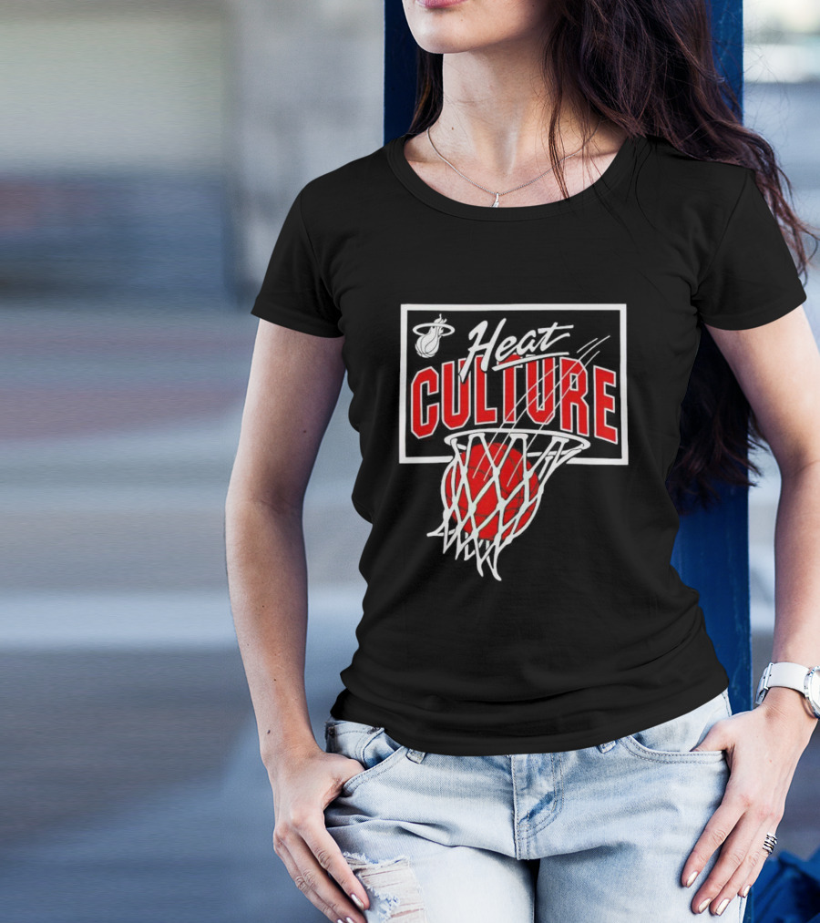 Heat Culture Basketball Net Miami Heat T-Shirt