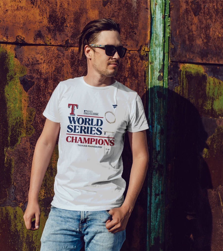 Texas Rangers Fall Classic World Series Champions T-Shirt