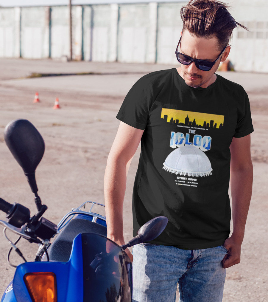 8-Bit Start Game Pittsburgh PA The Igloo Retro Skyline T-Shirt