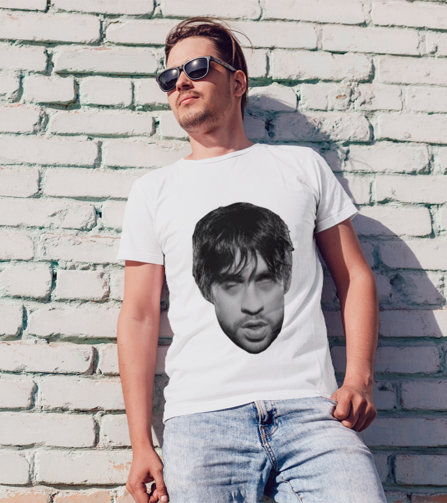Bad Bunny Baticano Monochrome Face T-Shirt