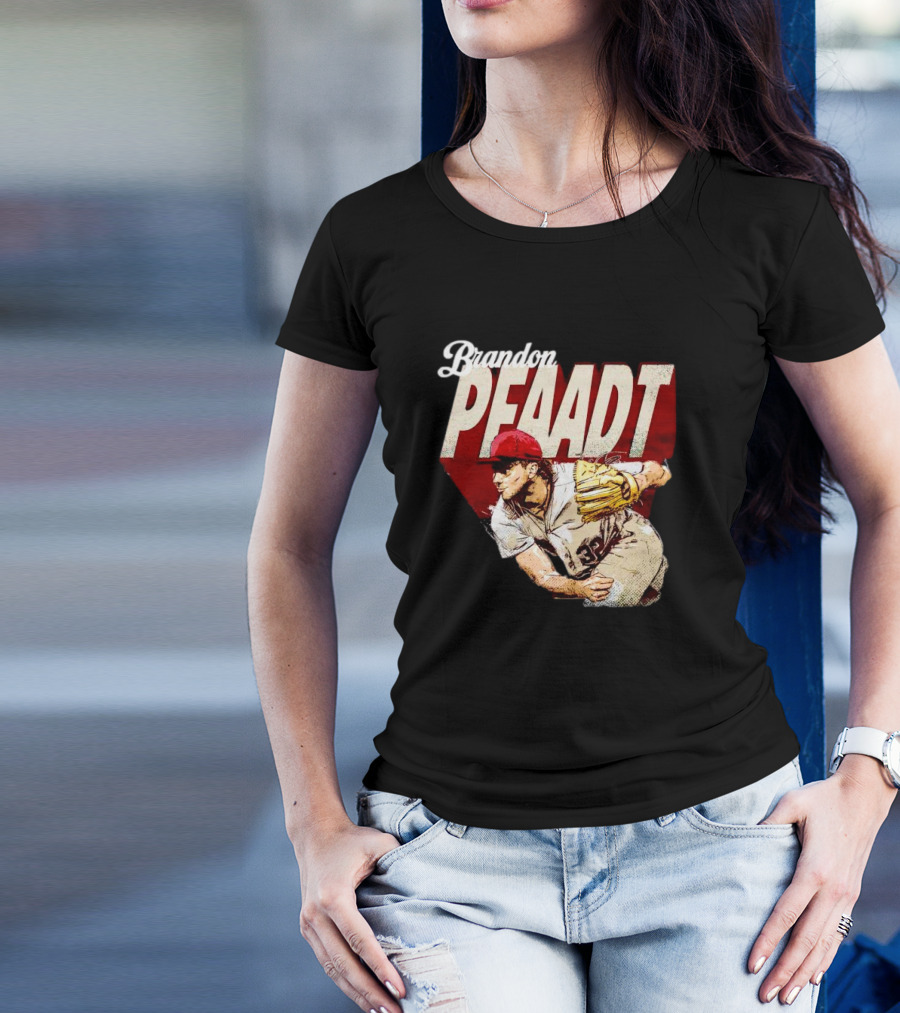 Brandon Pfaadt Arizona Diamondbacks Pitching Action Signature T-Shirt
