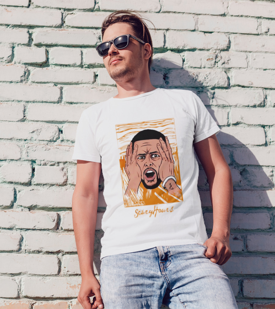 Drake Scary Hours White Munch Scream T-Shirt