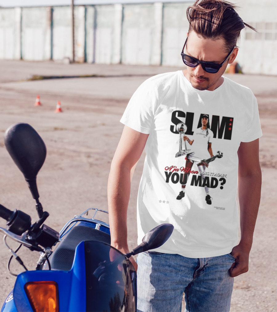 SLAM A'ja Wilson Does It Again You Mad? T-Shirt
