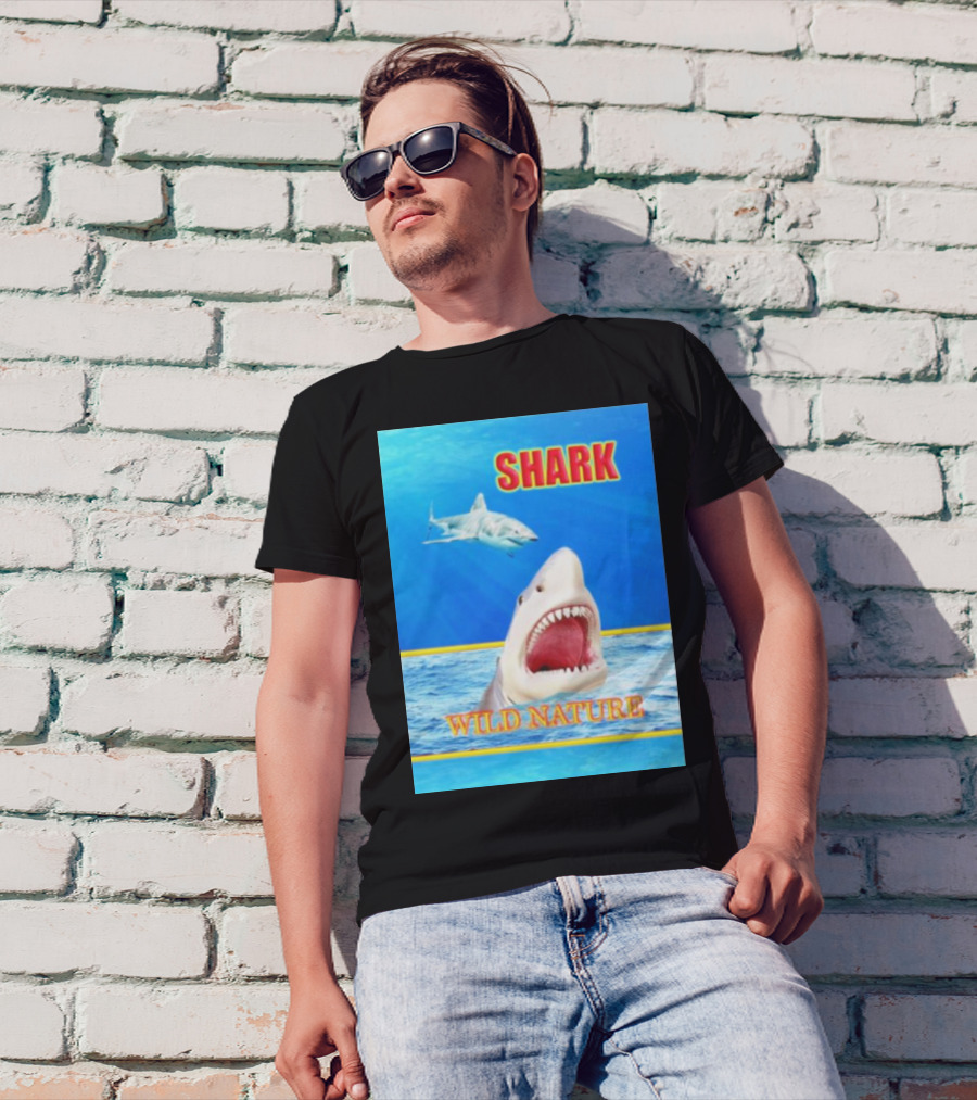 SHARK Wild Nature Ocean Depths Adventure T-Shirt