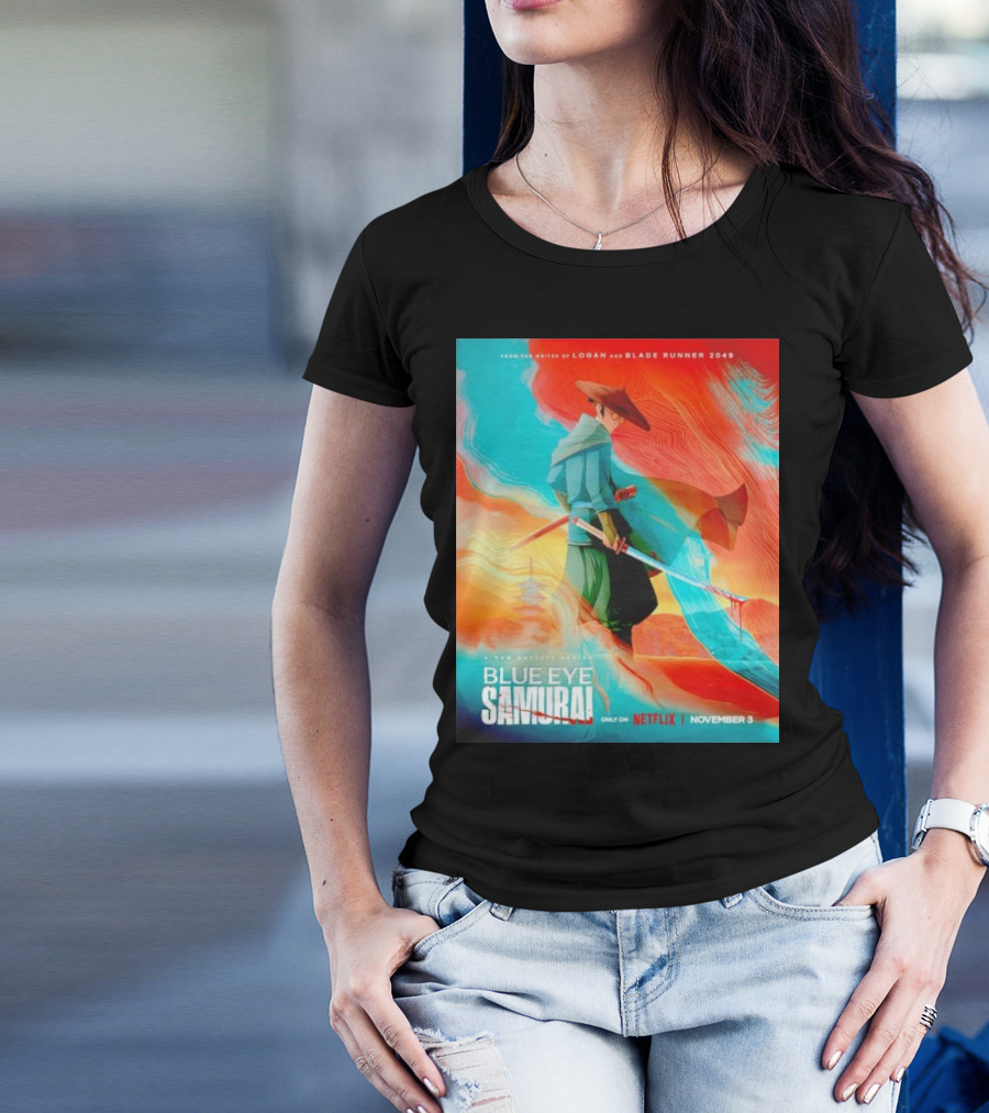 Blue Eye Samurai Logan Blade Runner 2049 Netflix November 3 T-Shirt