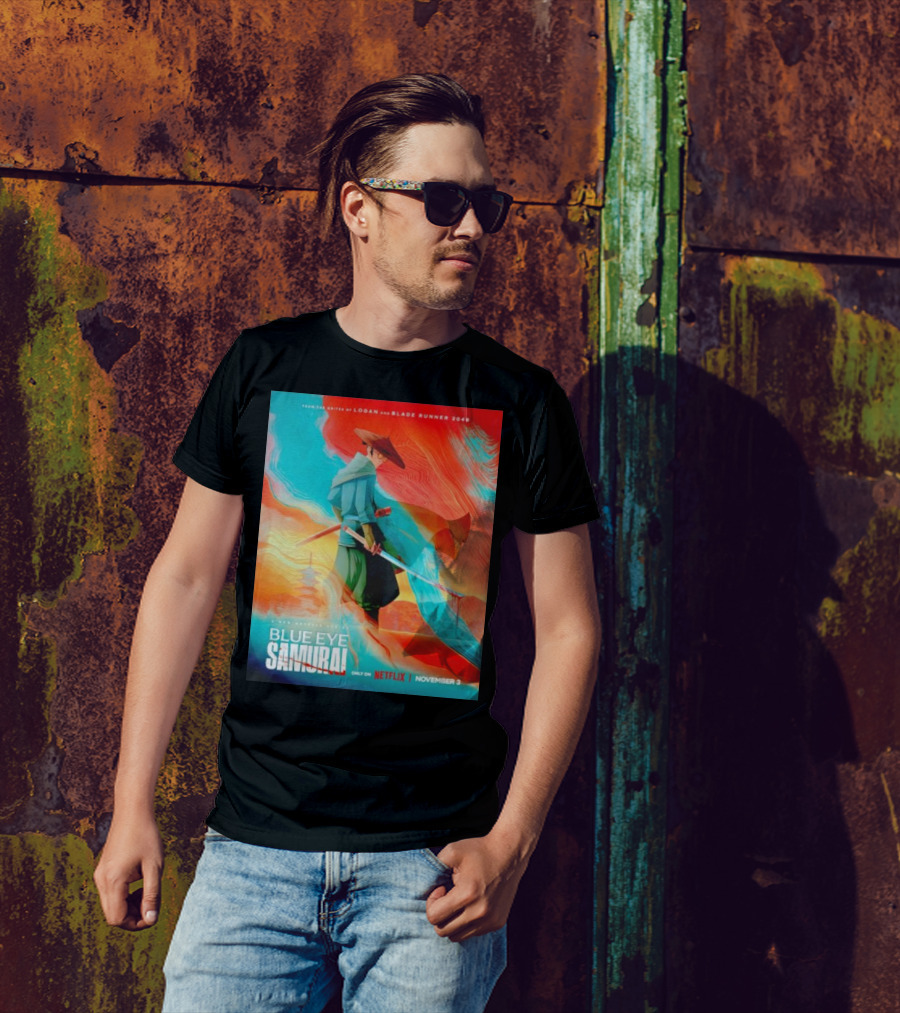 Blue Eye Samurai Logan Blade Runner 2049 Netflix November 3 T-Shirt