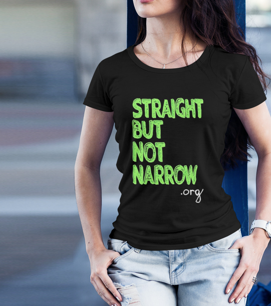 Josh Hutcherson Straight But Not Narrow Support .Org T-Shirt