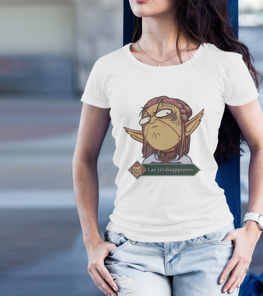 Lae’zel Disapproves Baldur's Gate Meme Expression T-Shirt