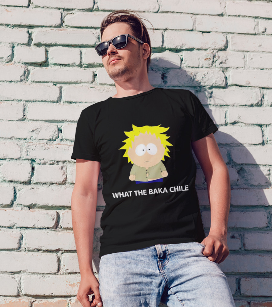 WHAT THE BAKA CHILE South Park Style Character T-Shirt
