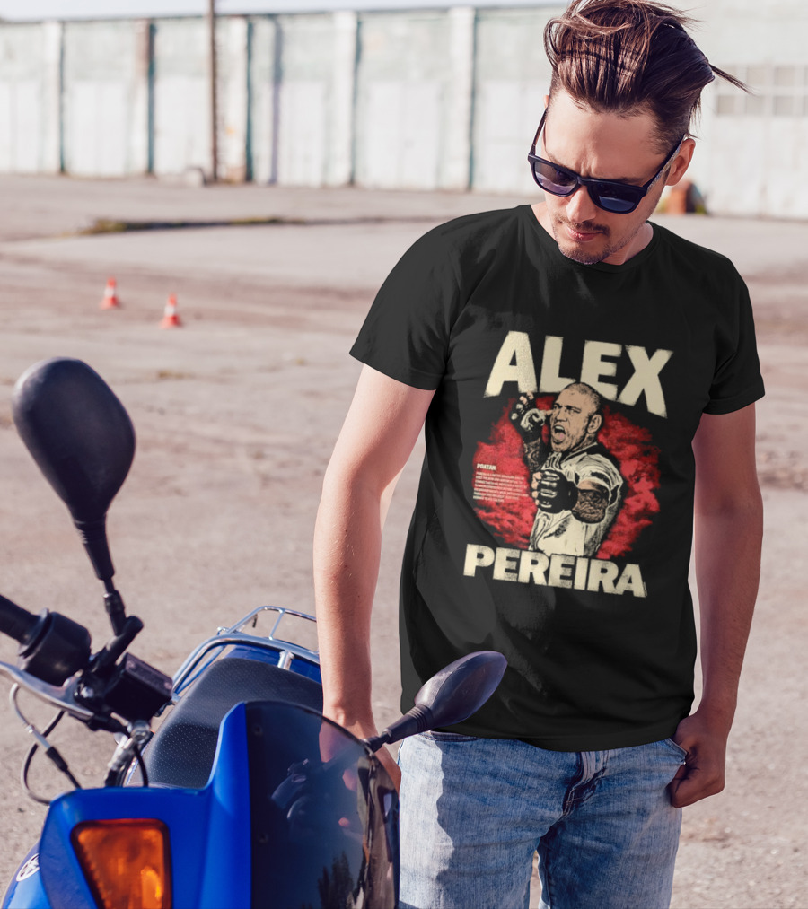 ALEX PEREIRA POATAN Bow And Arrow Fighter T-Shirt