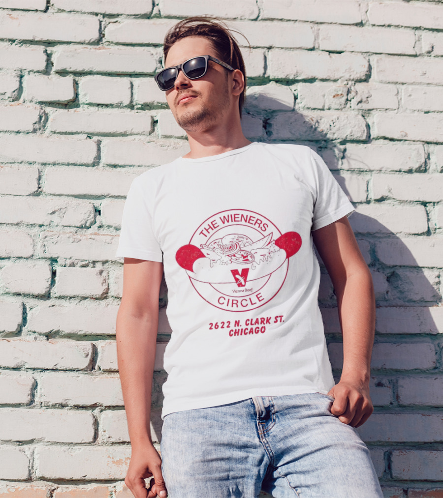Jason Kelce Vienna Beef The Wieners Circle 2622 N Clark St Chicago T-Shirt