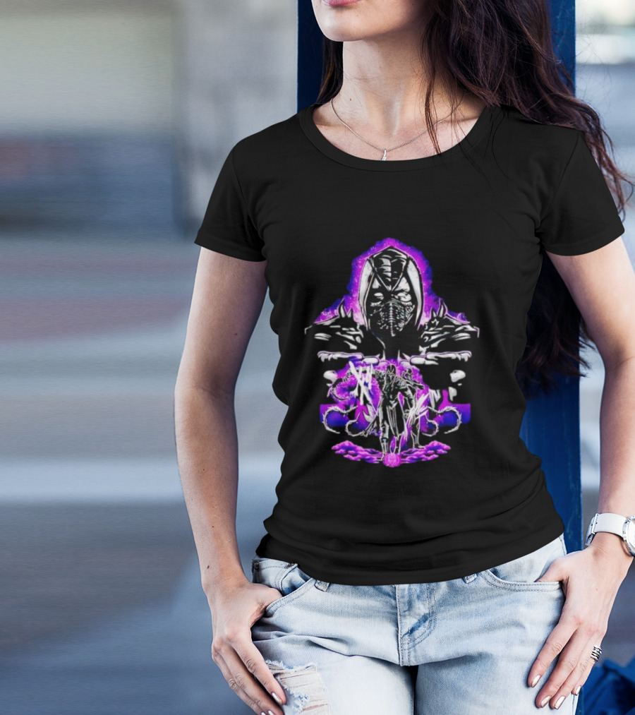 Noob Saibot's Shadow Assault With Purple Aura T-Shirt