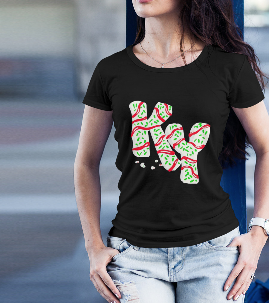Christmas Treat KY Candy Cane-Inspired T-Shirt