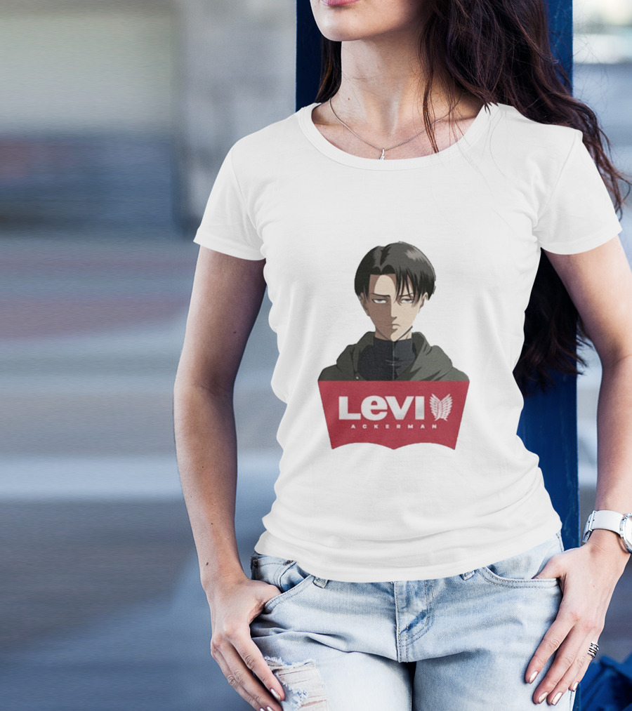 Levi Ackerman Anime Character Iconic T-Shirt