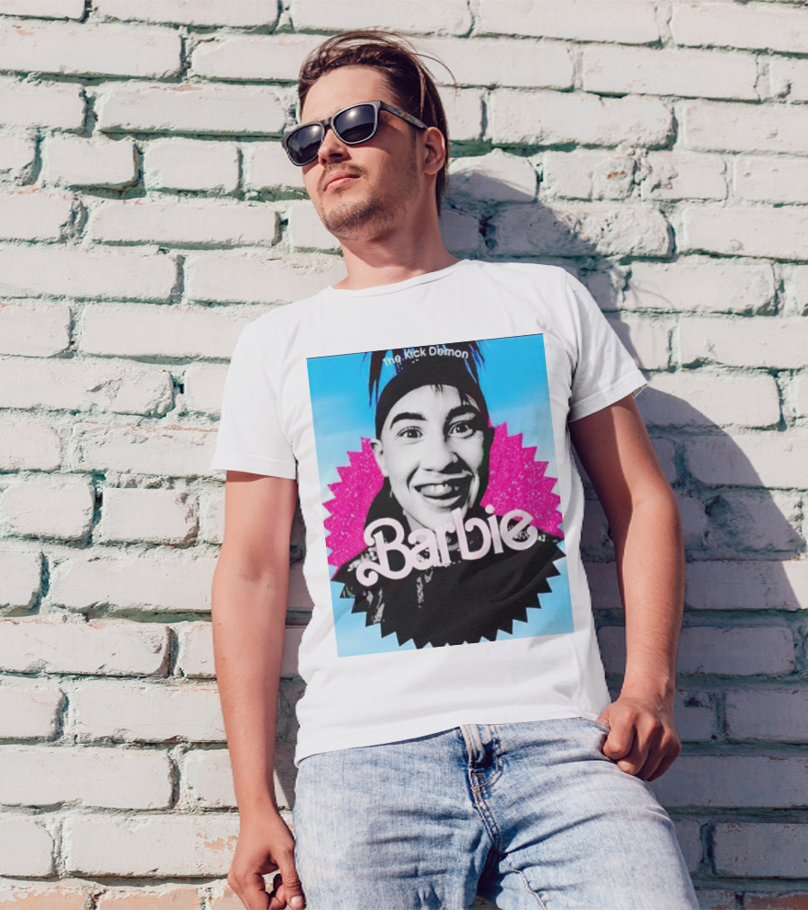 The Kick Demon Barbie Iconic Bold Face T-Shirt