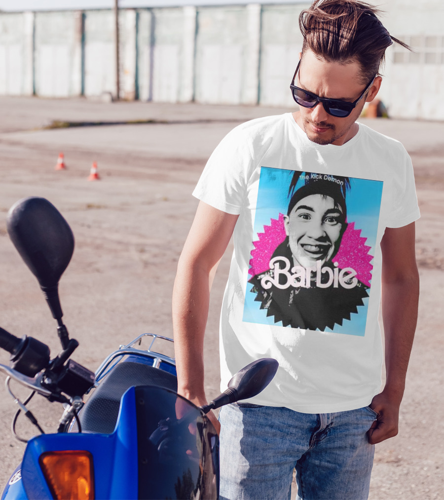 The Kick Demon Barbie Iconic Bold Face T-Shirt