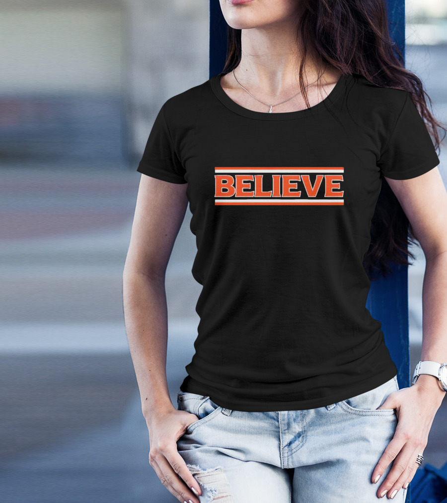 Cleveland Football Believe Browns Team Spirit T-Shirt