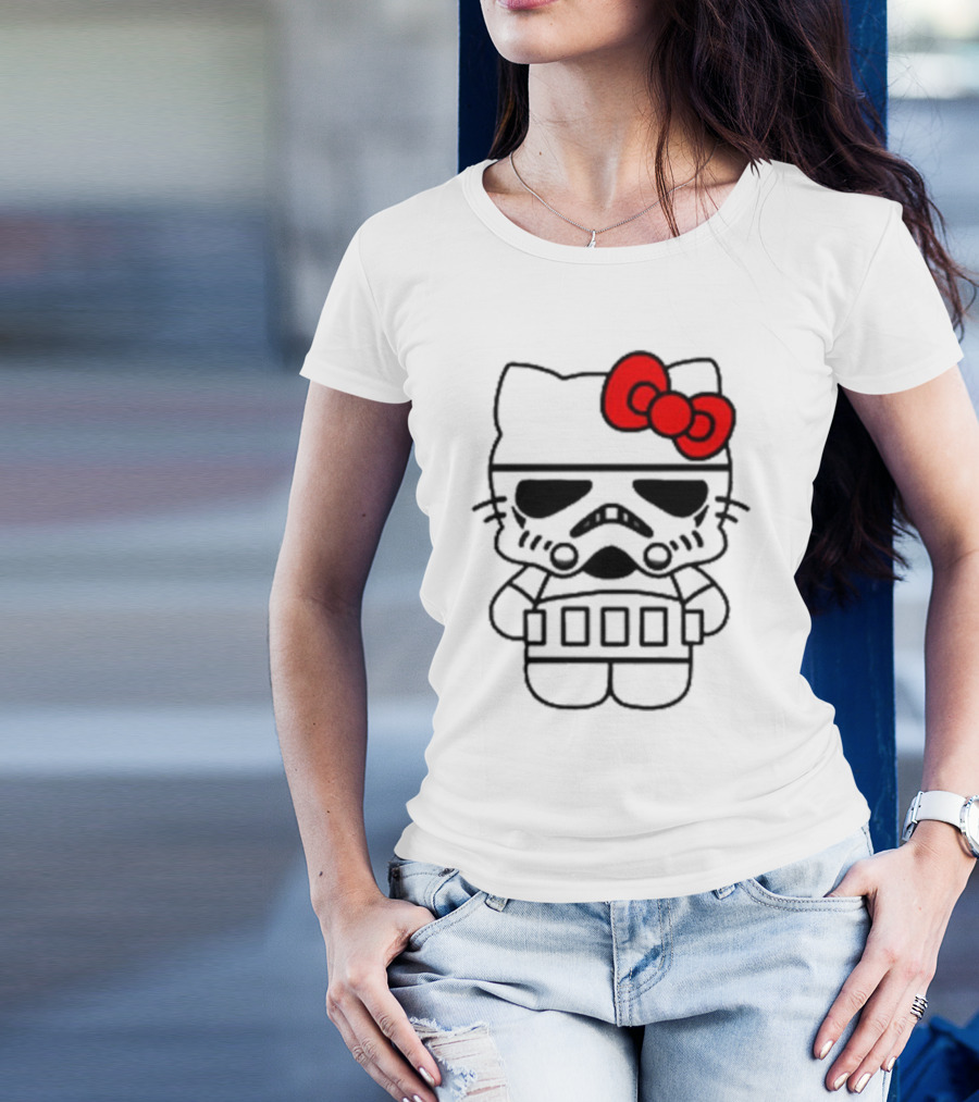Hello Kitty Star Wars Stormtrooper Crossover T-Shirt