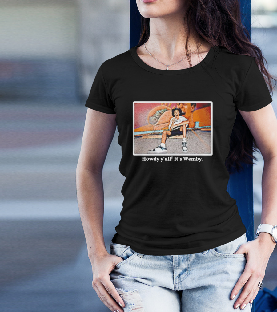 Howdy Y’all It’s Wemby Vintage Style Retro T-Shirt